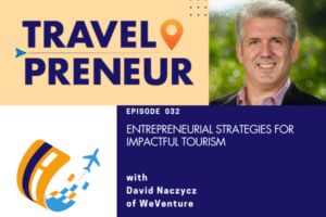 David Naczycz discussing WeVenture Tours' community-focused travel initiatives.