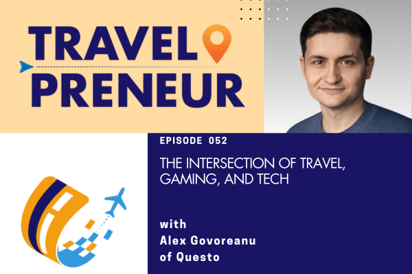 Alex Govoreanu discussing city exploration games in travel with Questo
